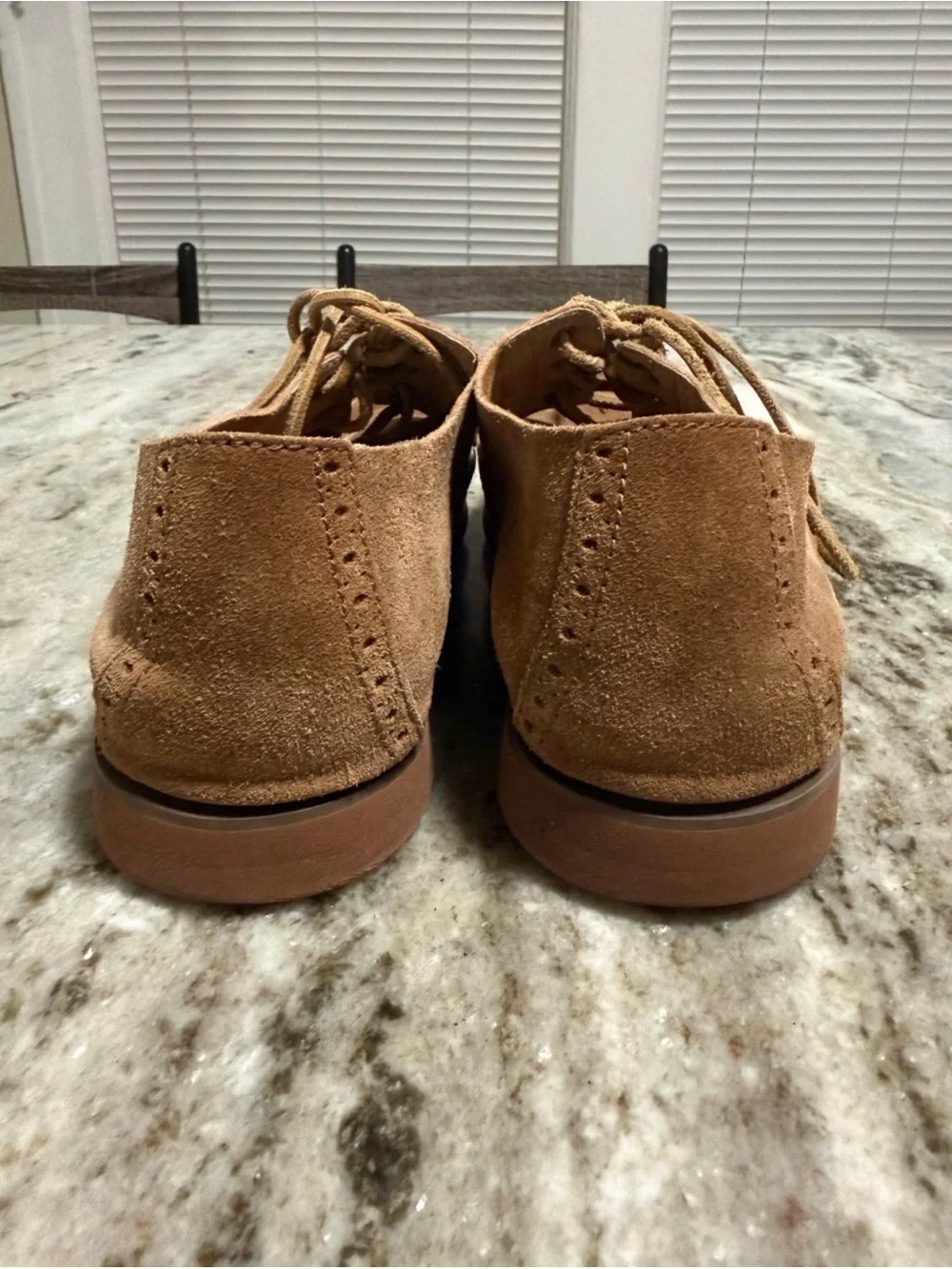 Sperry Top-Sider Men’s Size 11M Brown Suede Wingtip Oxfords